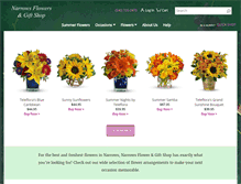 Tablet Screenshot of narrowsflowers.com